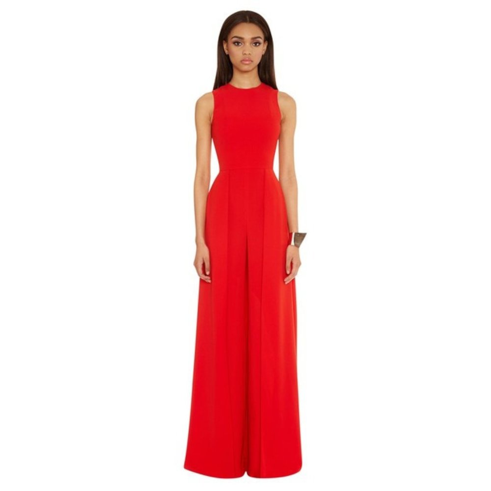 NWT AQ AQ cape train wide leg Warp jumpsuit - Picture 5 of 10